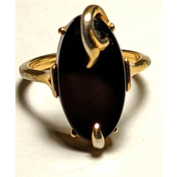 Fashion Accents in Avon Jewelry 1978 Night Flower Vintage Avon Ring Art Like new - Picture 2 of 11